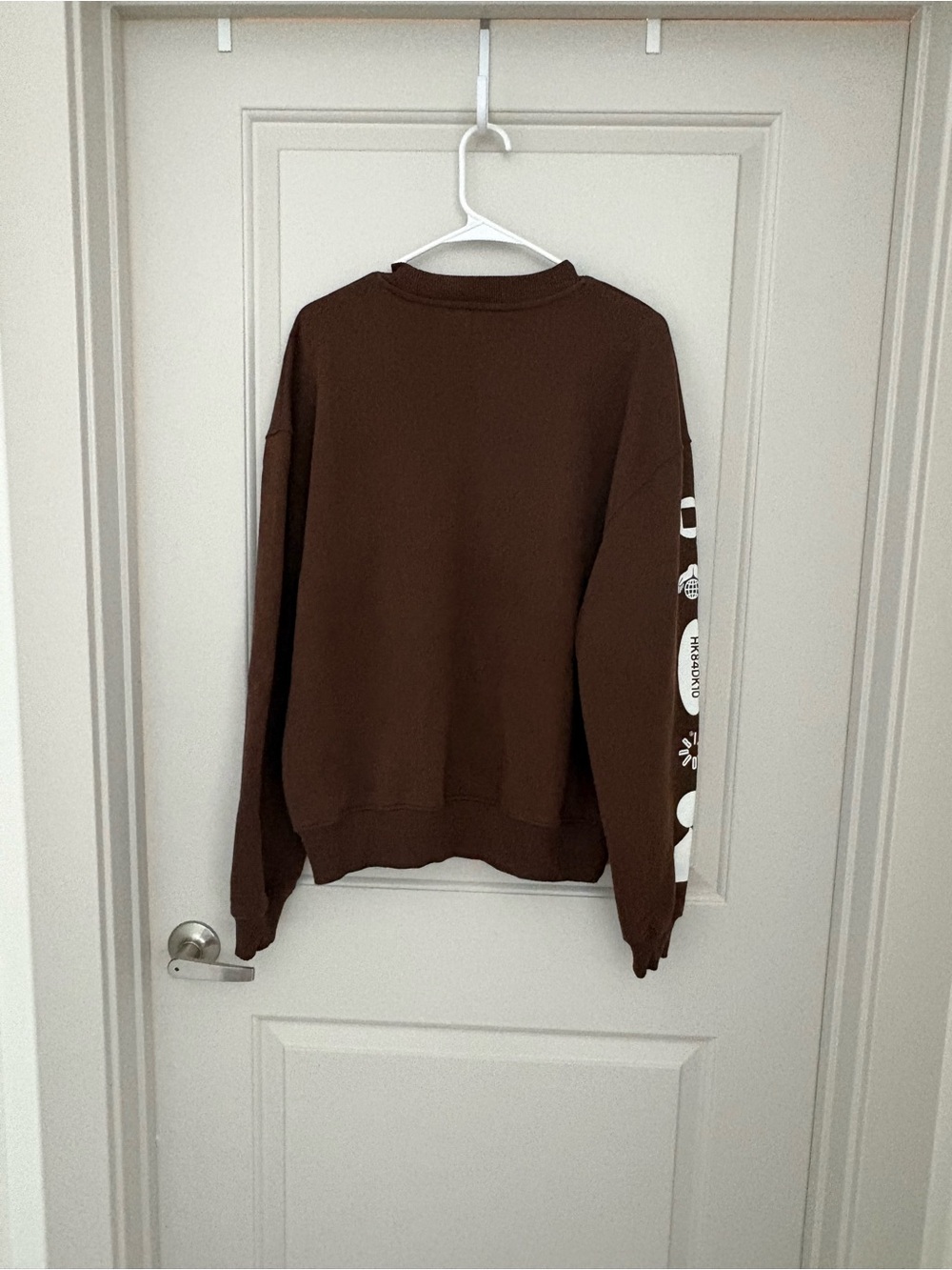 Woodbird Brown Graphic Crewneck Sweatshirt Men’s EUR S / US Small Oversized - Picture 2 of 6